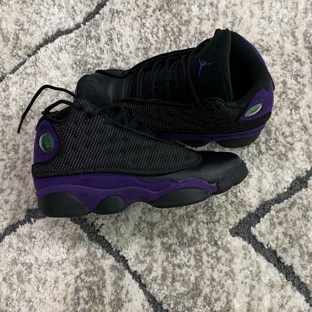Jordan Kids Sneakers Black Purple
